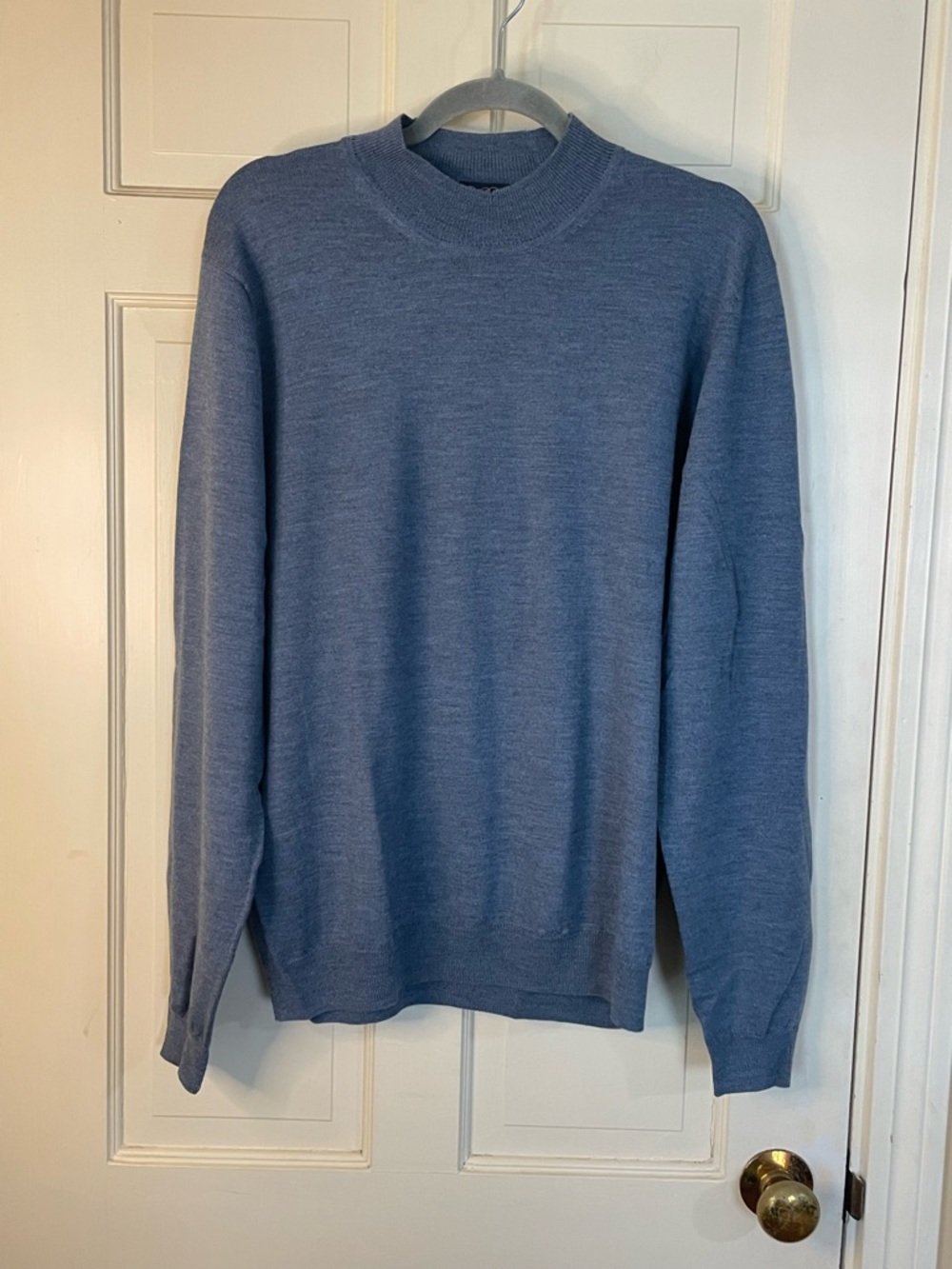 Brooks Brothers Sweater Mens L Extra Fine Italian Merino Wool Crewneck Pullover - Picture 7 of 7